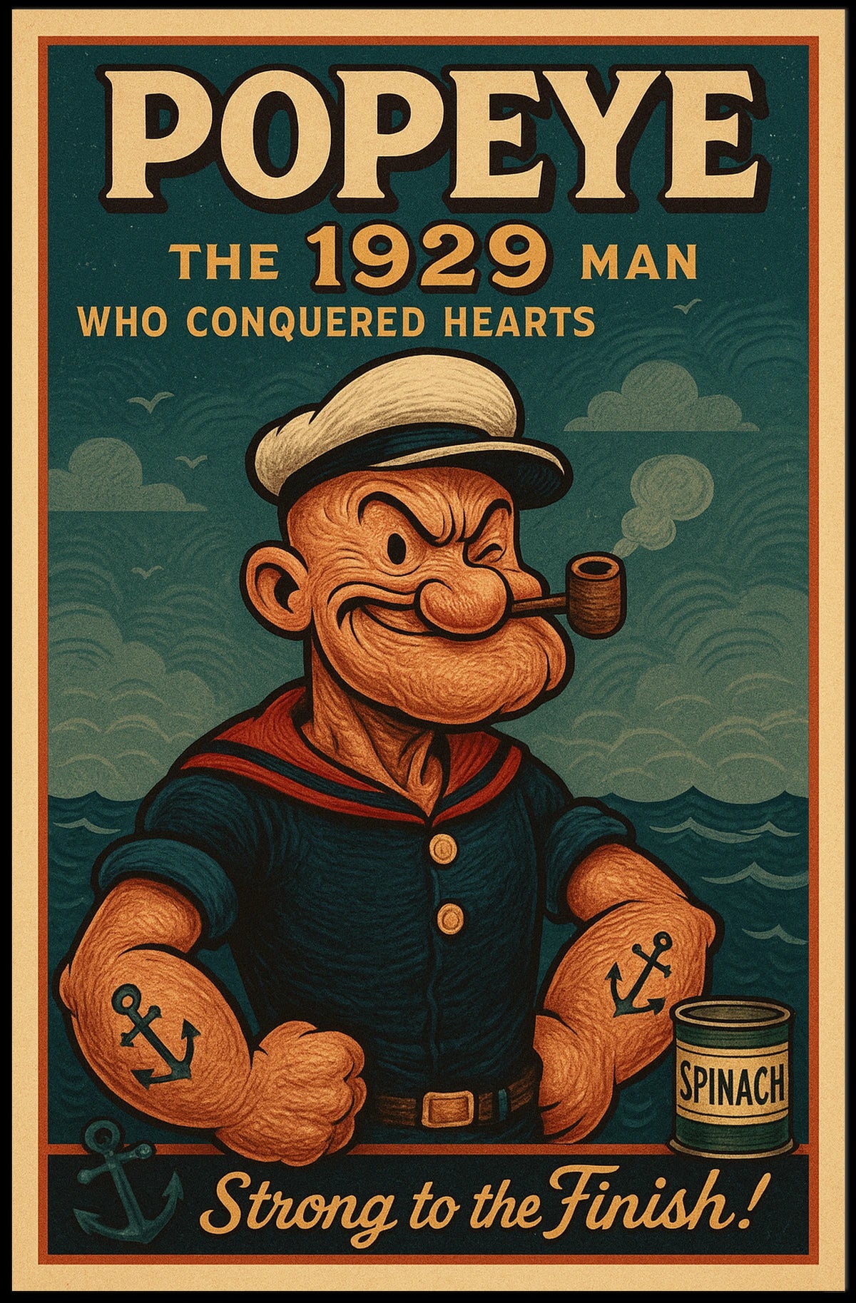 Popeye 1929 Art Poster POP-125
