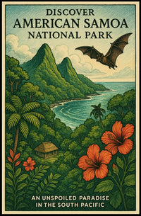 Unspoiled Paradise in the South Pacific Poster