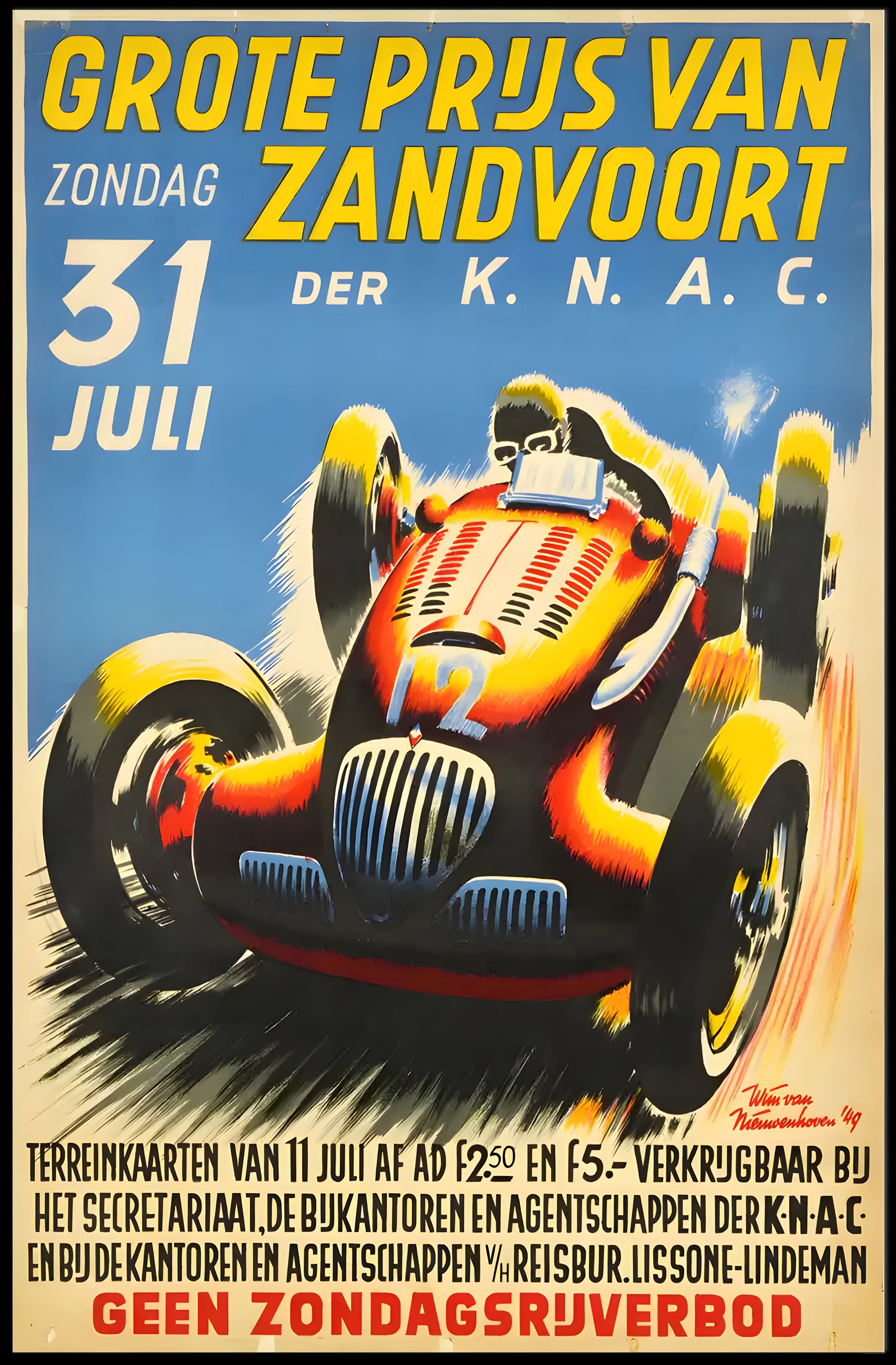 Grote Prijs van Zandvoort Poster