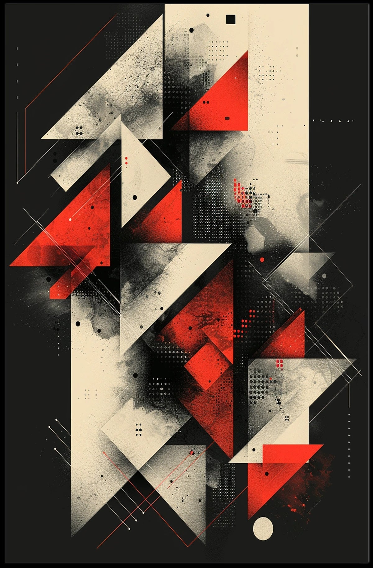 Geometric Abstraction Abstract Poster
