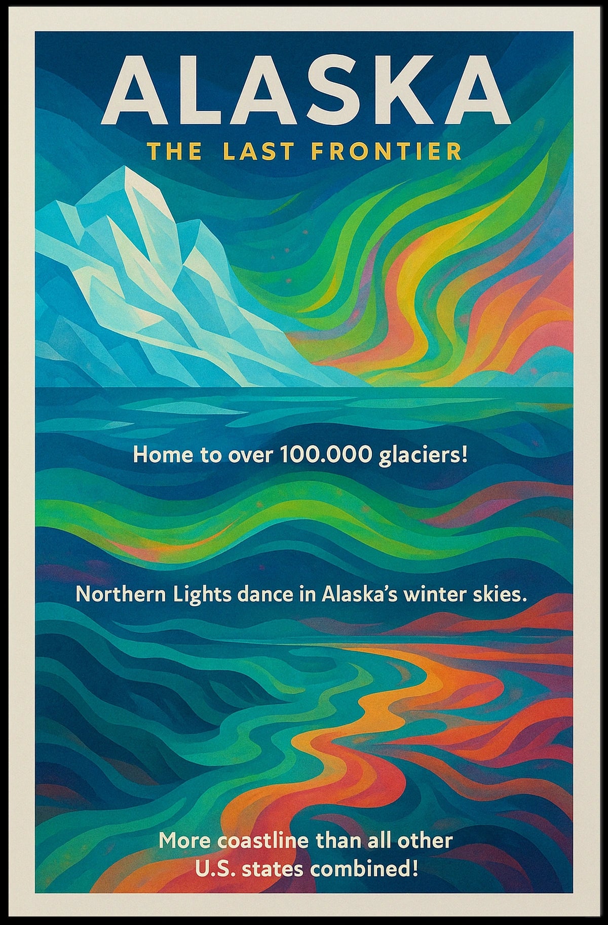 Alaska The Last Frontier Poster