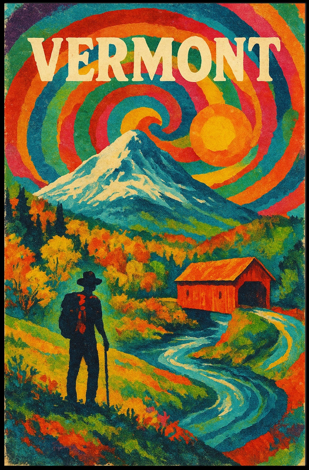 Vermont Adventure Poster