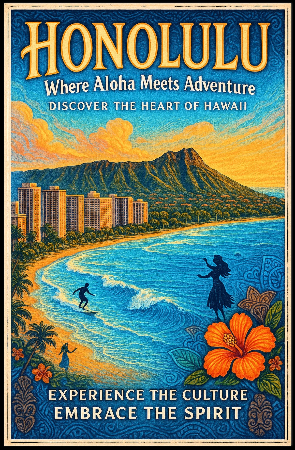 Discover the Heart of Hawaii Poster