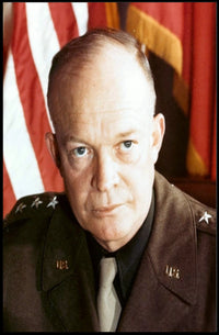 Wartime General Eisenhower Portrait Poster
