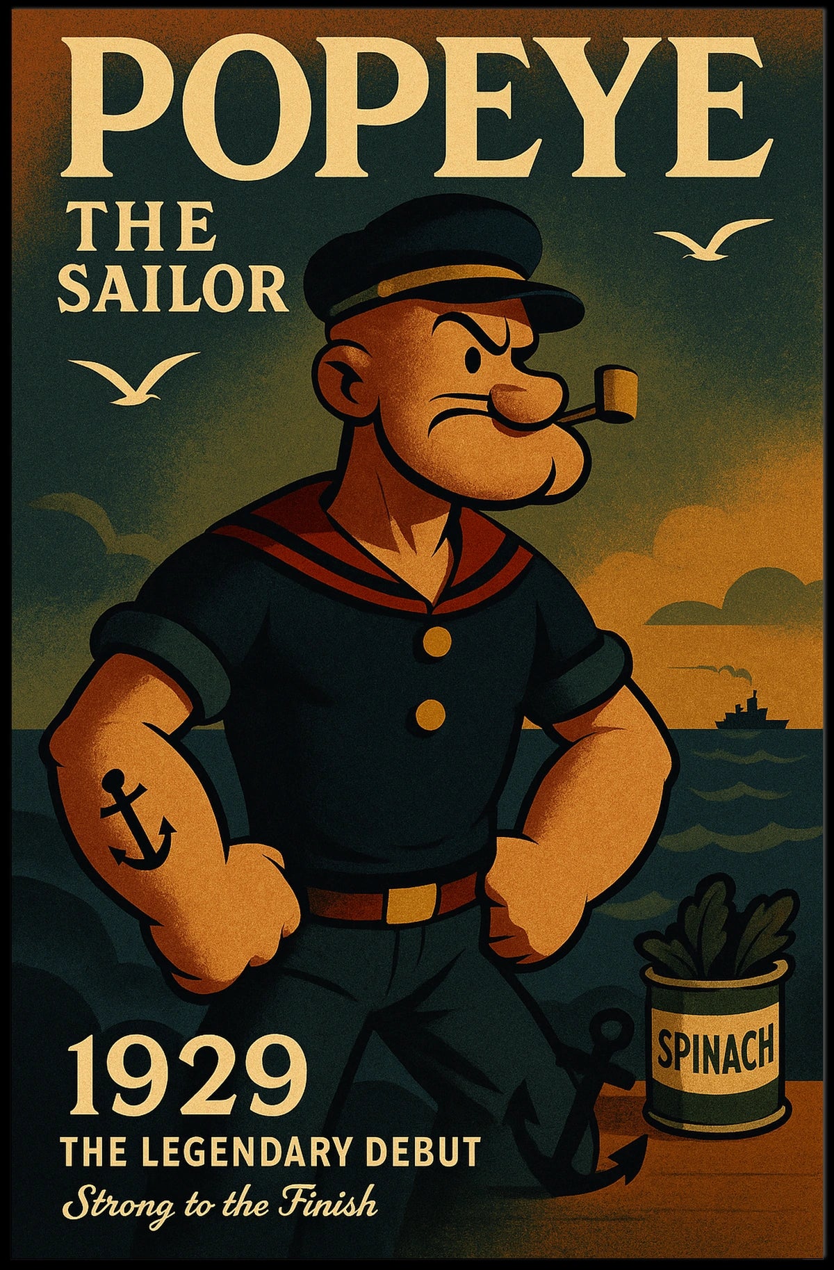 Popeye 1929 Art Poster POP-112