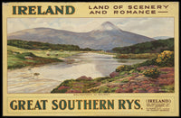 Vintage Ireland Poster: Serene River Scene PosterGoat