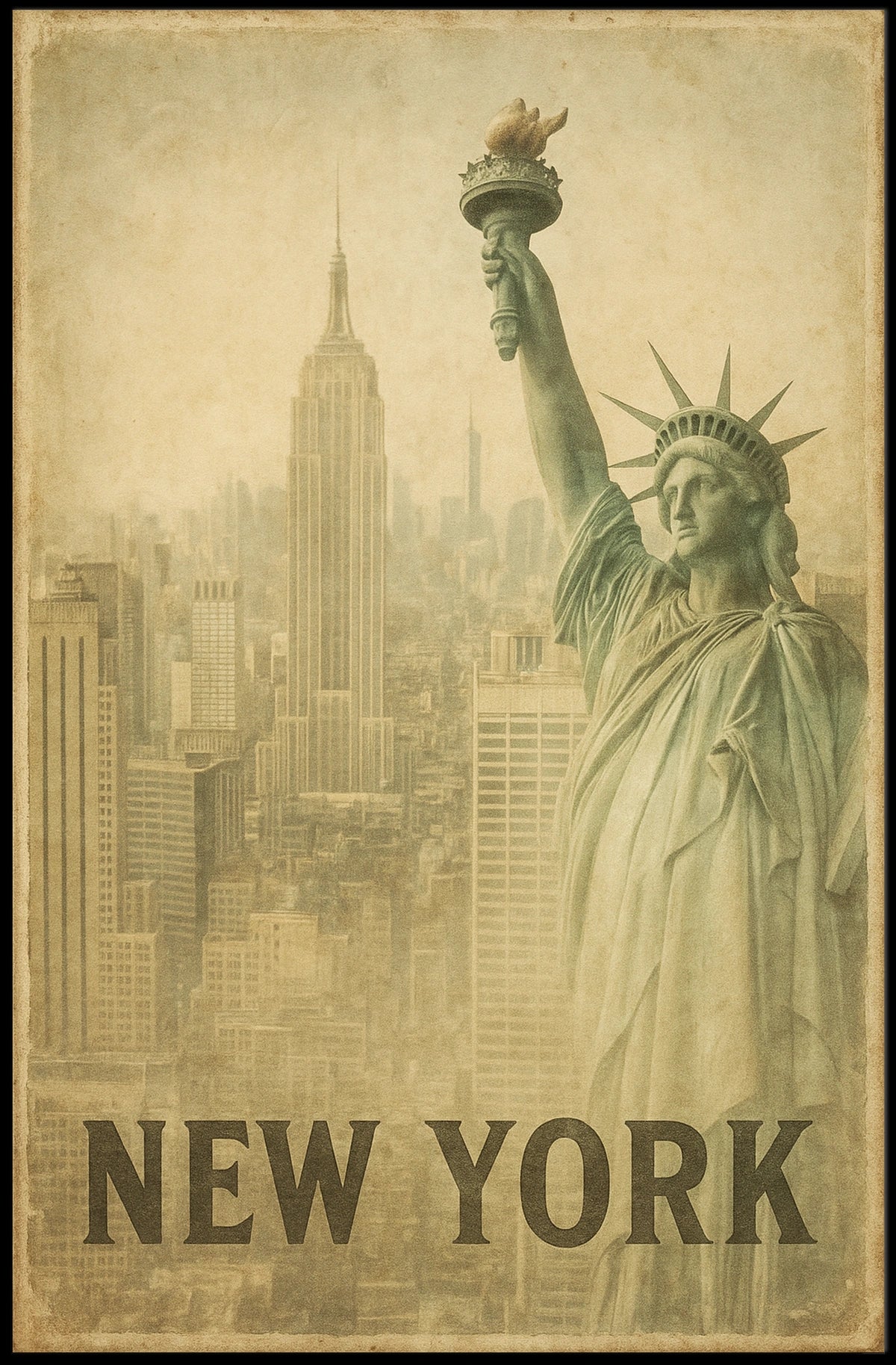 New York City Vintage Vintage Poster