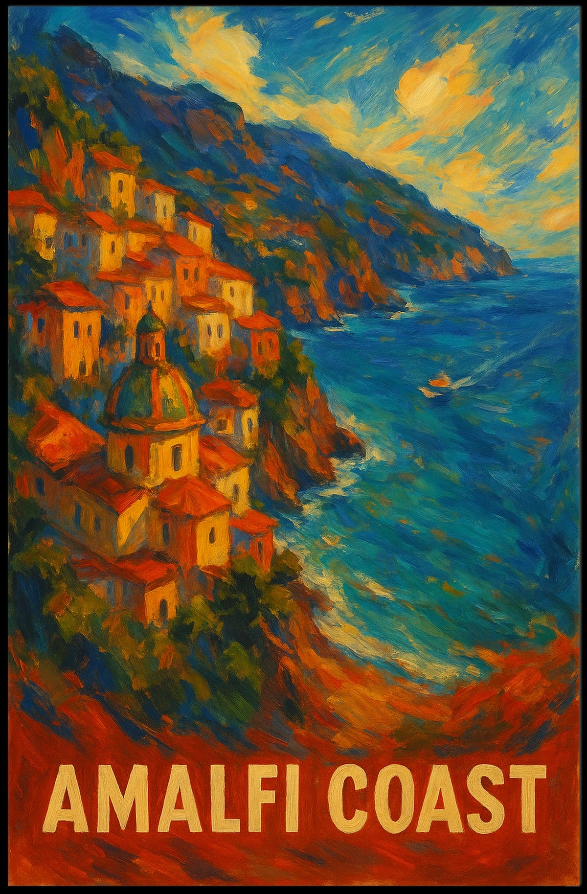 Amalfi Coast Poster