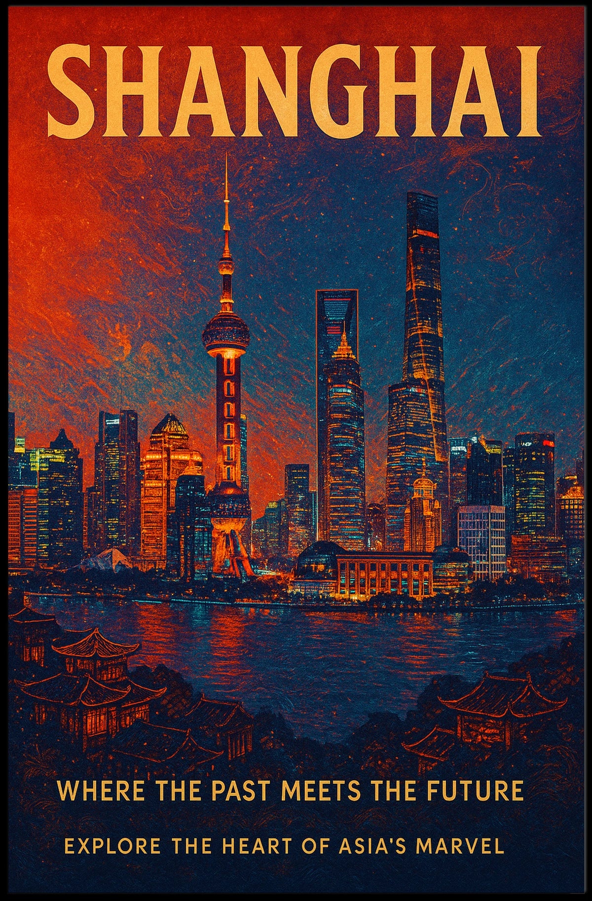 Shanghai Where The Past Meets The Poster