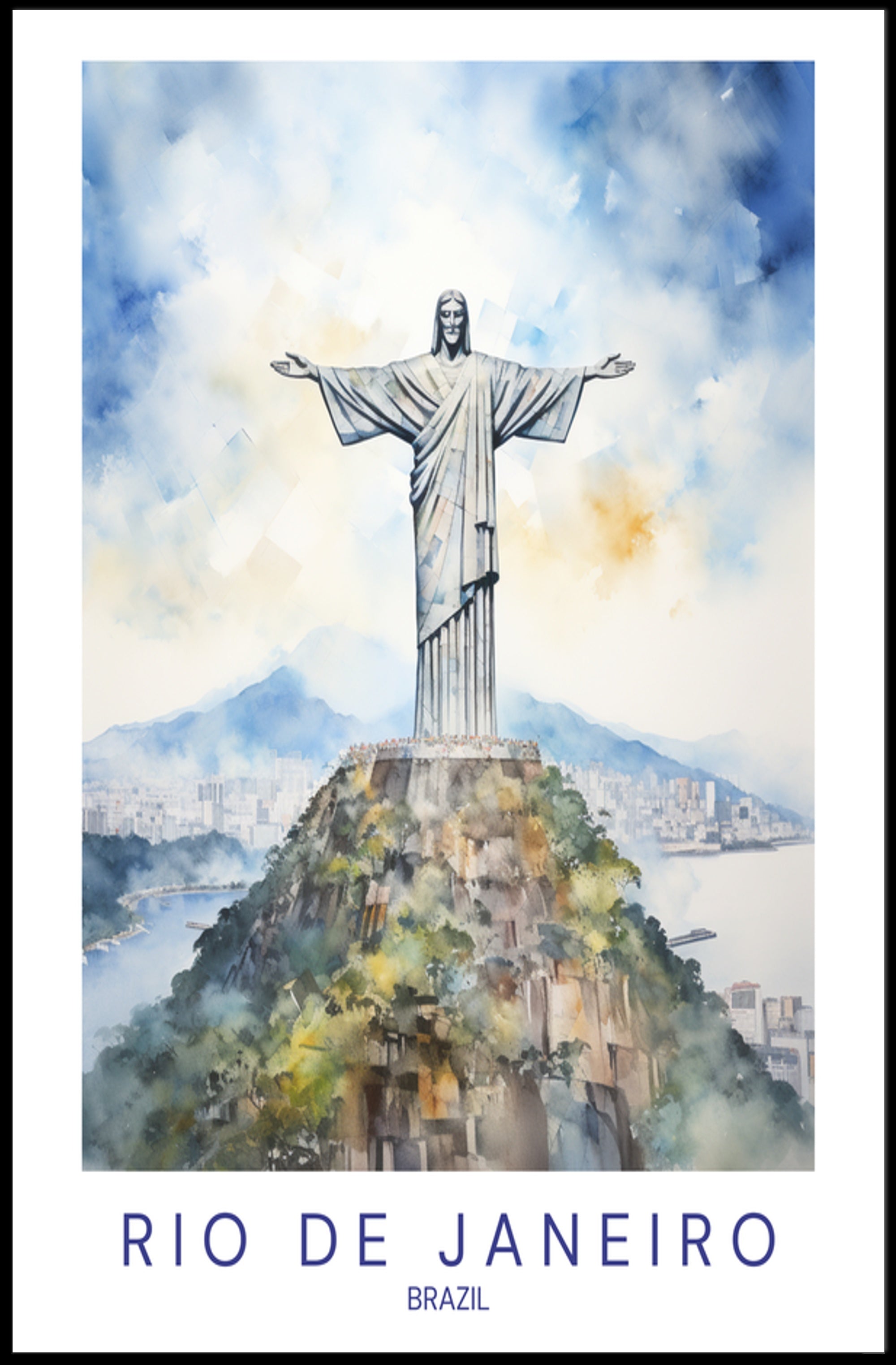 Iconic View of Rio de Janeiro Poster PosterGoat