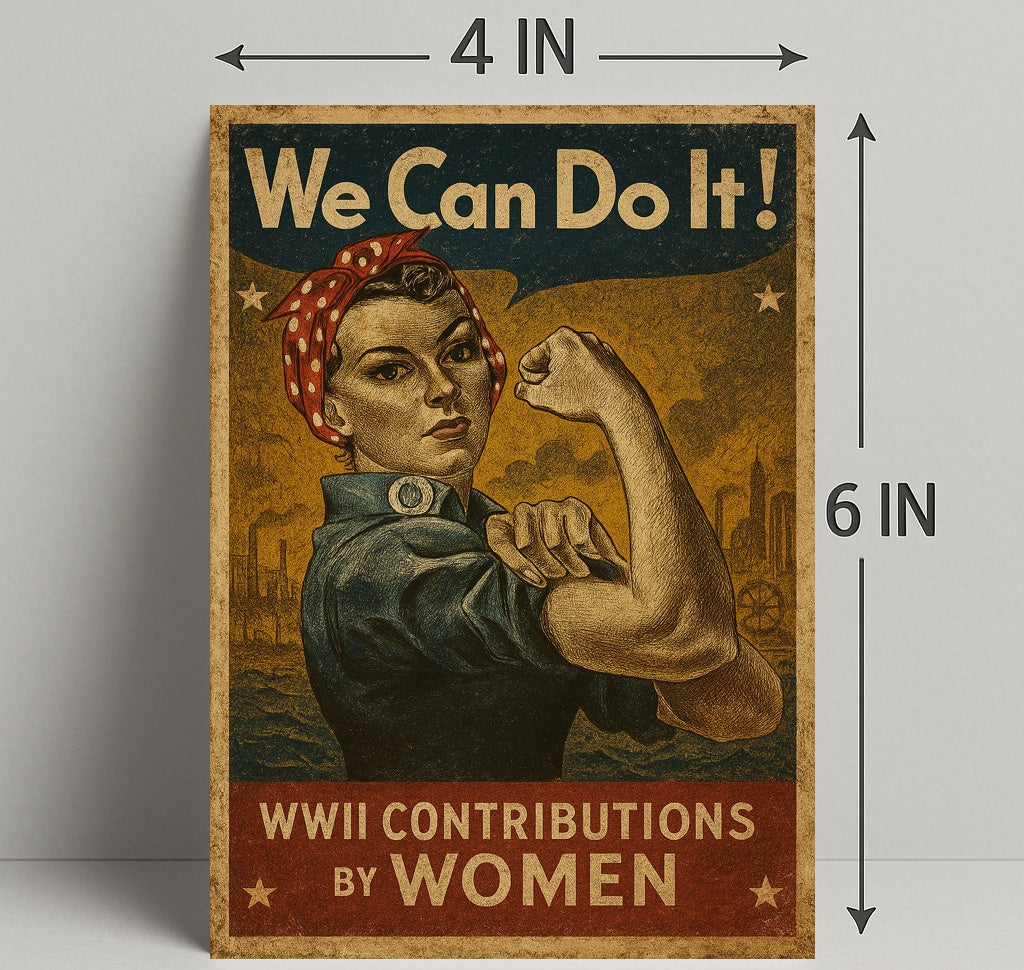 We Can Do It! Iconic WWII Poster