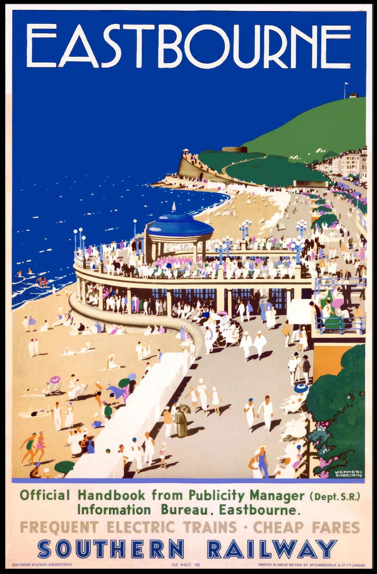 Eastbourne Southern Railway Promotion Poster