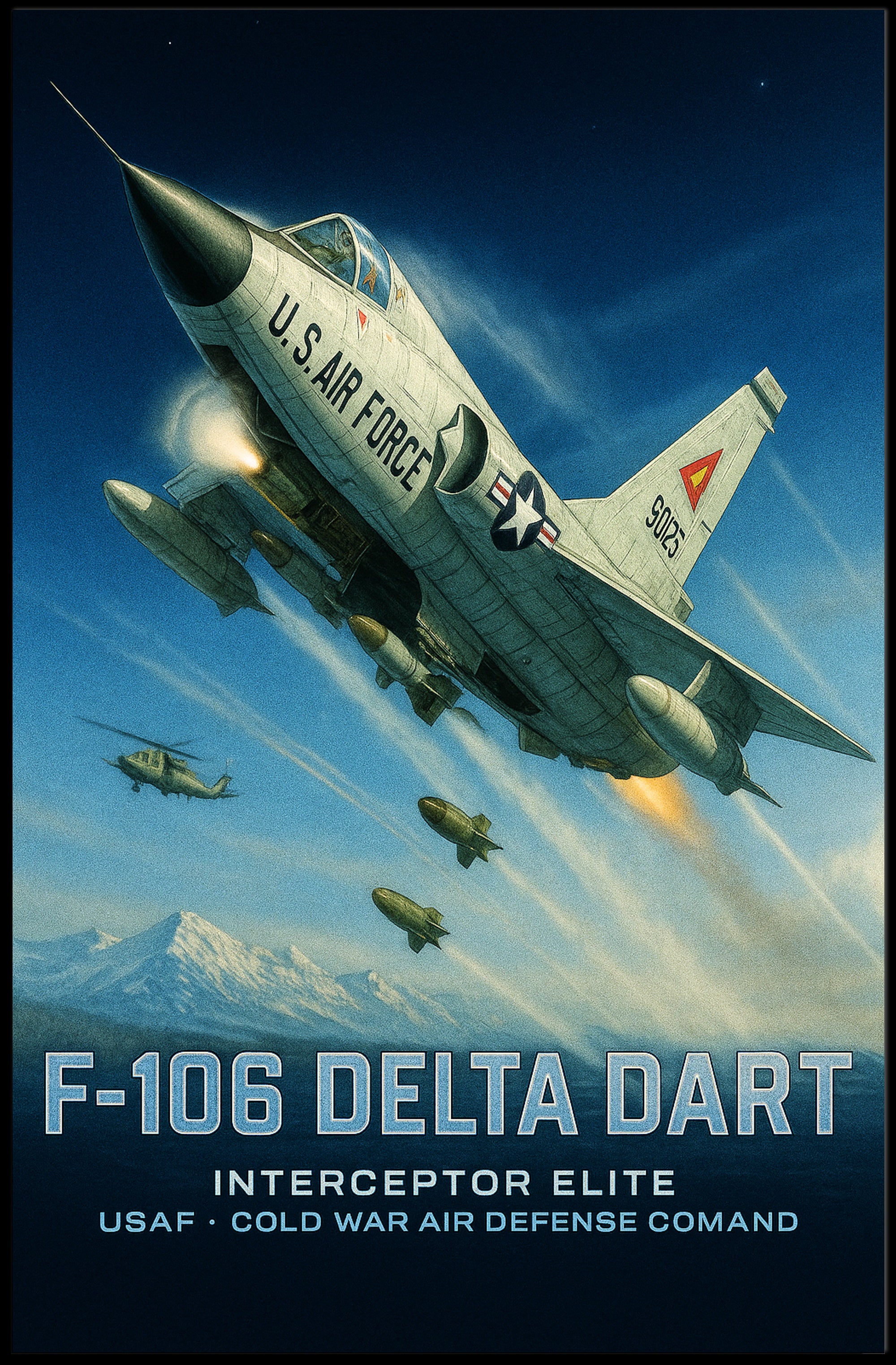 F-106 Delta Dart Interceptor Elite Poster PosterGoat