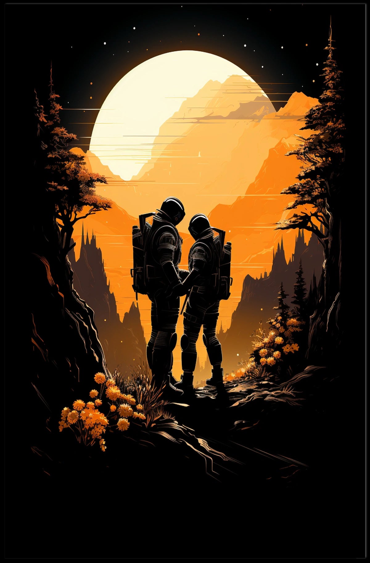 Cosmic Companions Poster