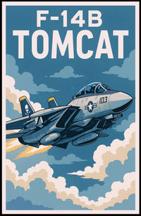 F-14B Tomcat Poster PosterGoat