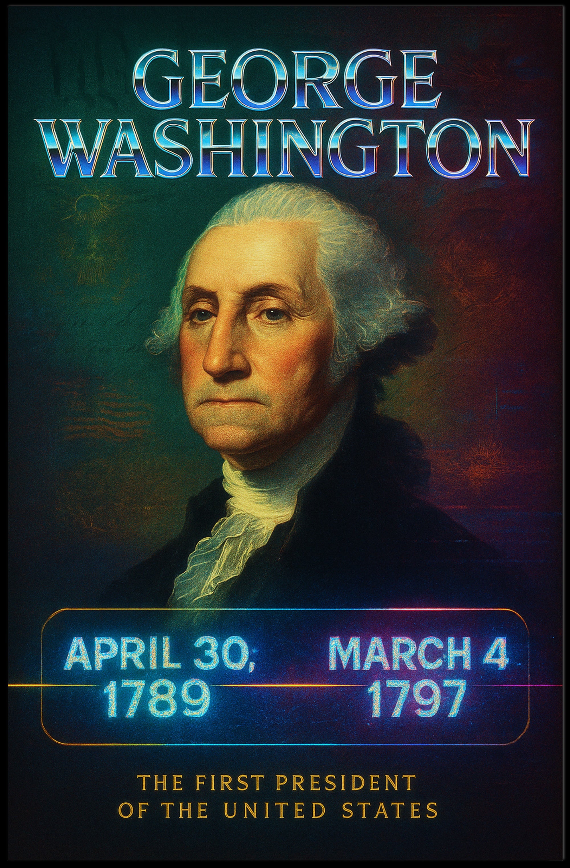 George Washington 1st President Poster PosterGoat