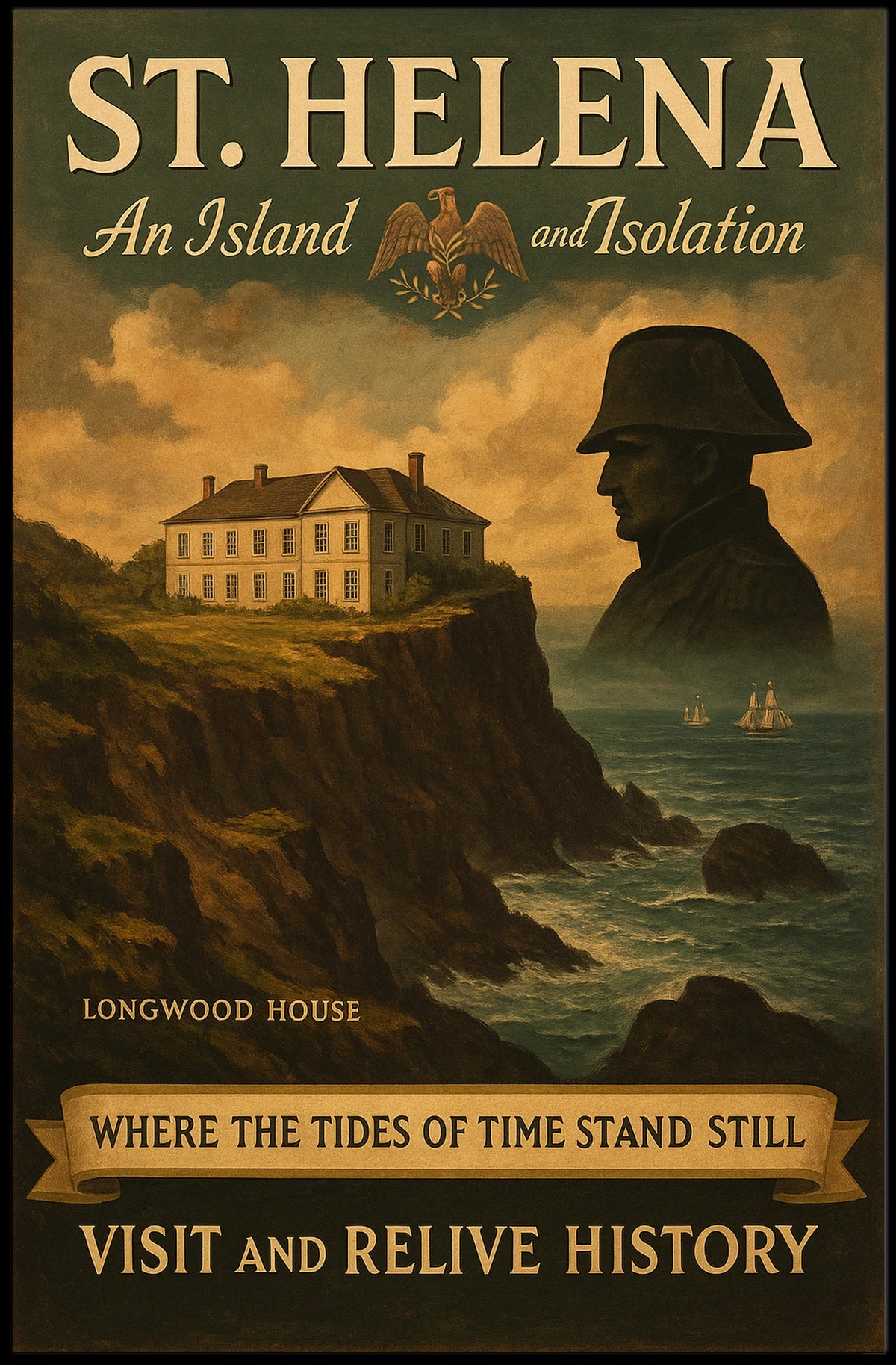 St. Helena An Island of Isolation Poster