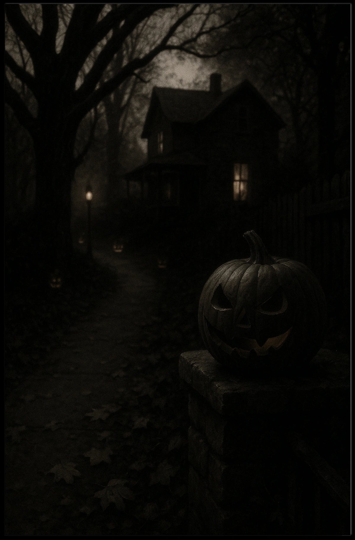 Haunted Halloween Night Poster