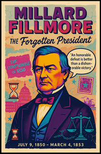 Millard Fillmore The Forgotten President Poster PosterGoat