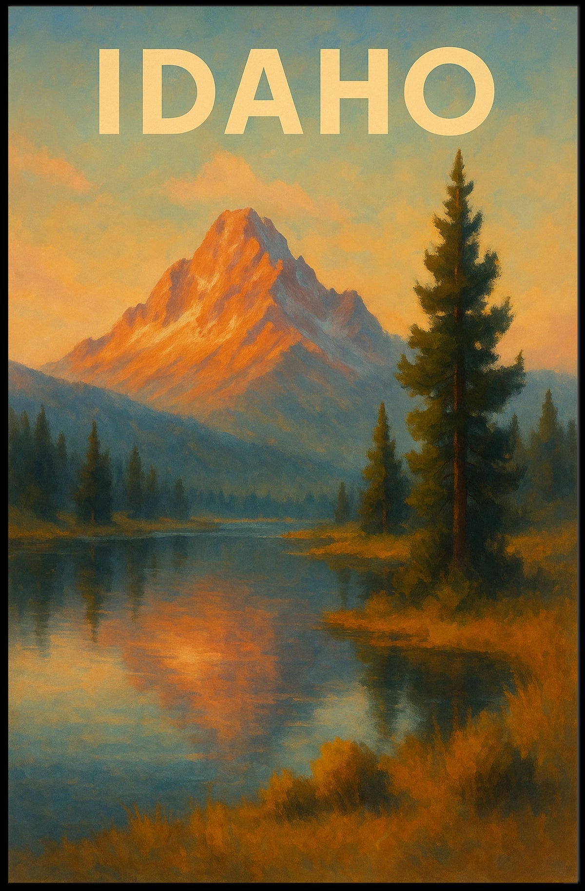 Idaho Landscape Poster
