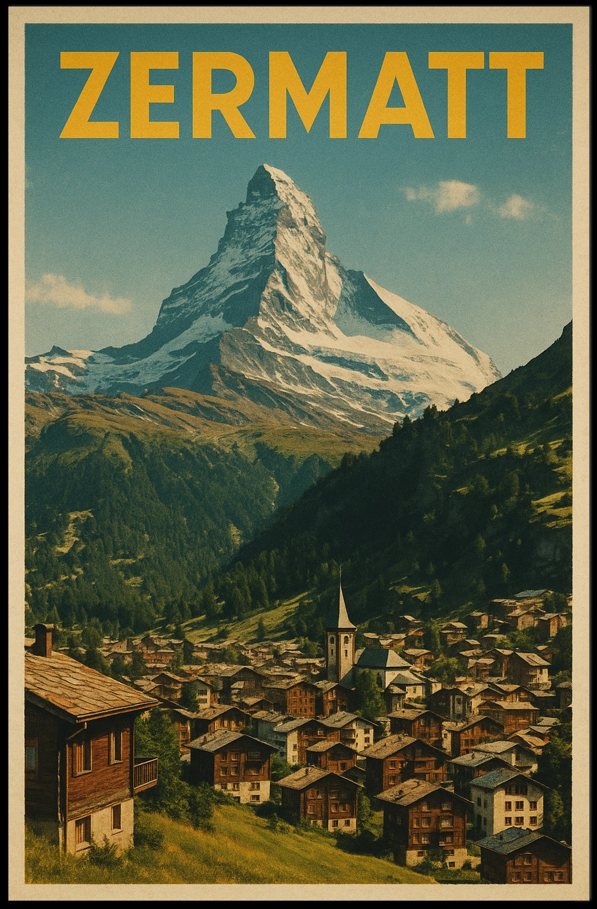 Zermatt Adventure Poster