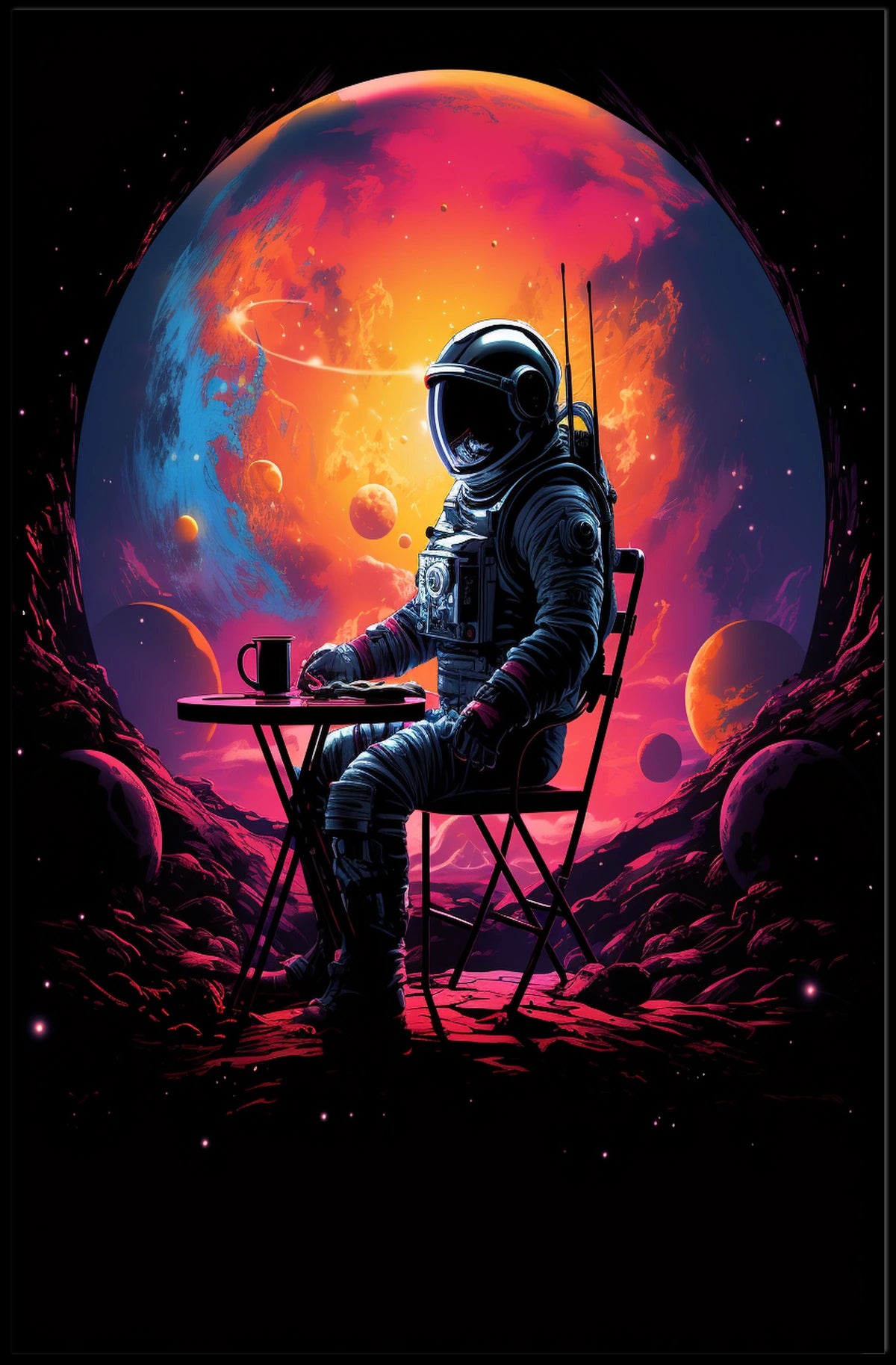 Cosmic Coffee Break Poster