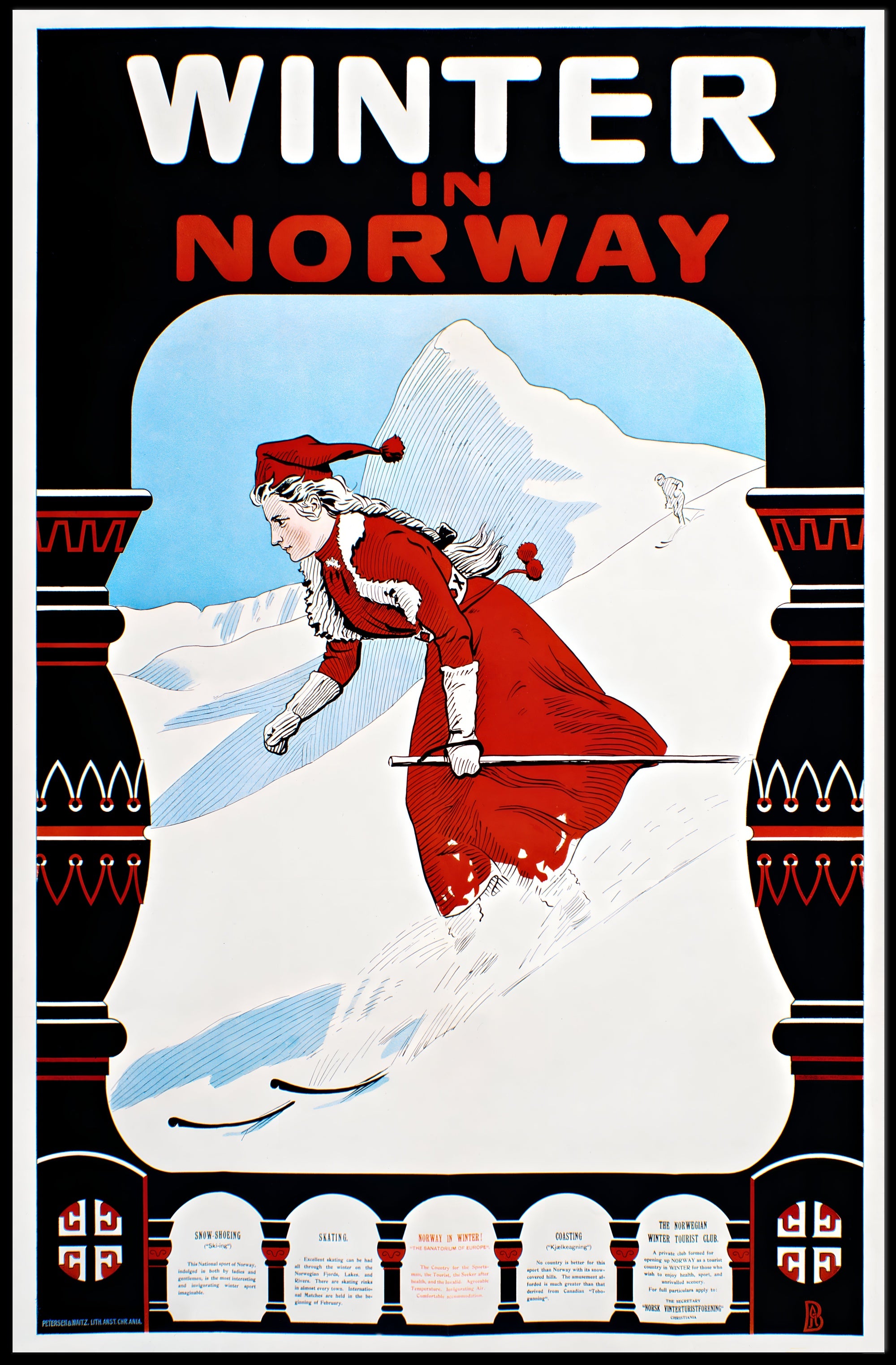 Winter in Norway Poster PosterGoat