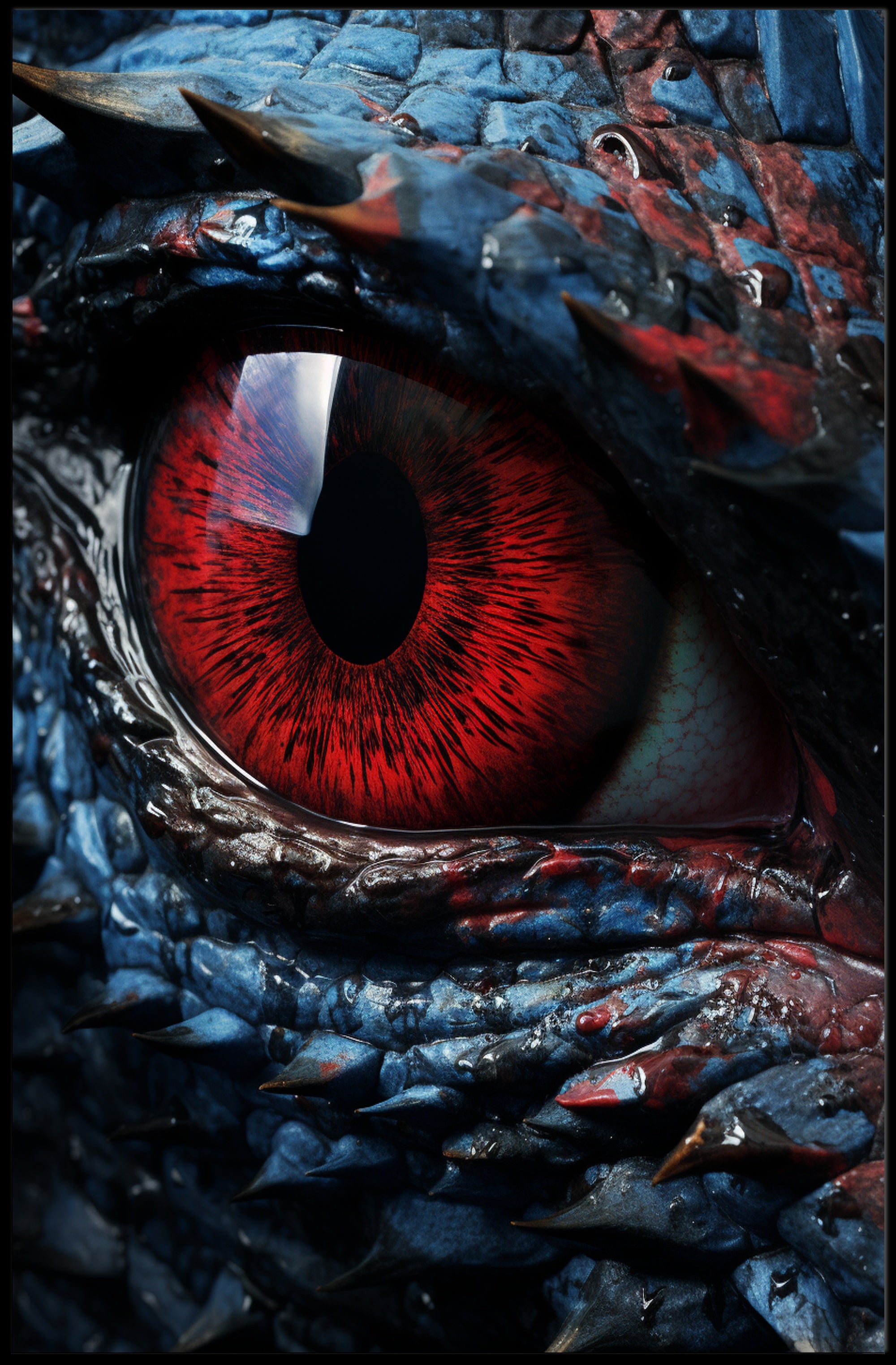 The DragonS Gaze Poster