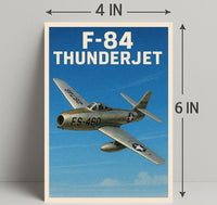 F-84 Thunderjet Poster PosterGoat