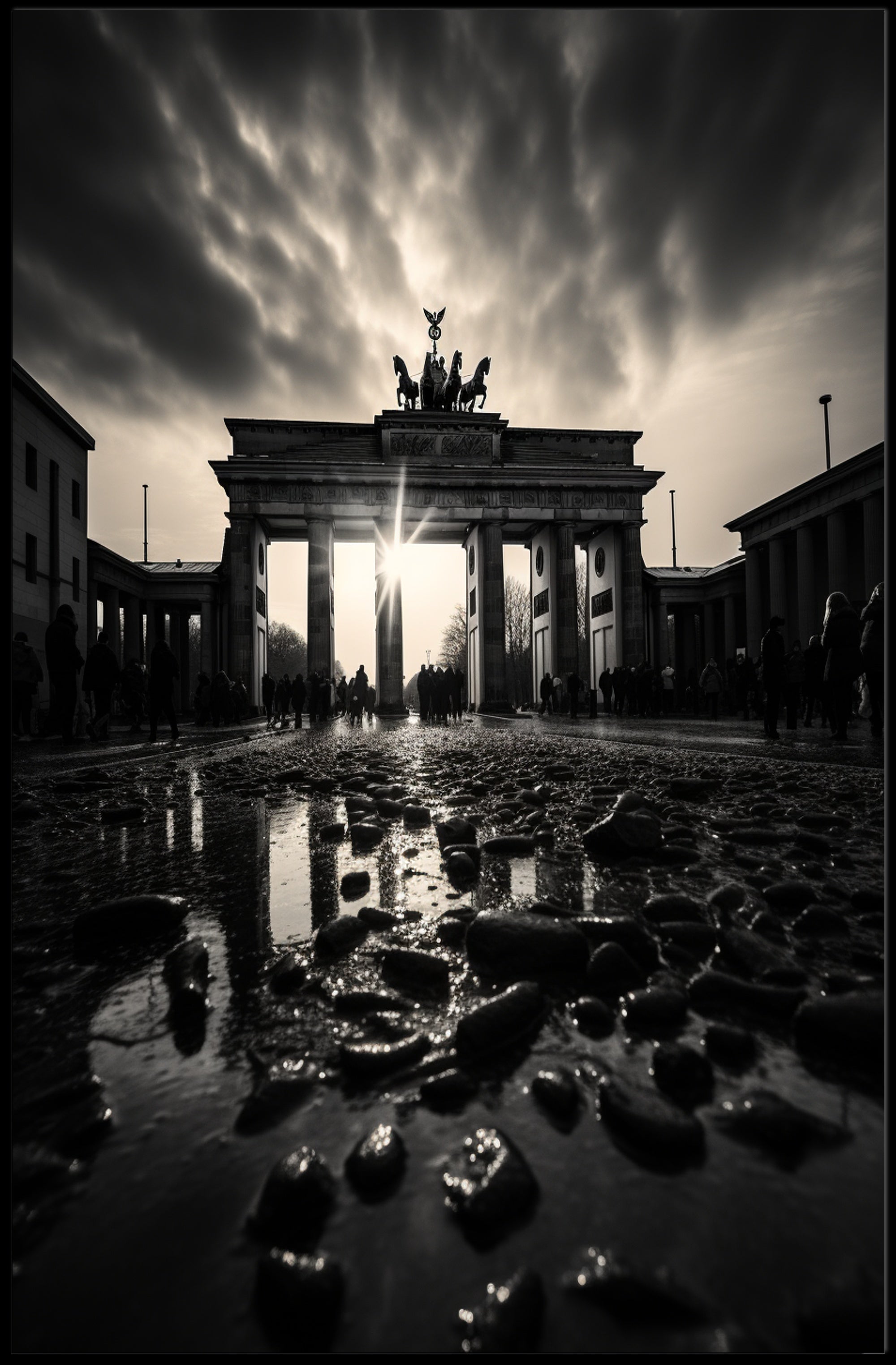 The Brandenburg Gate At Dusk Poster