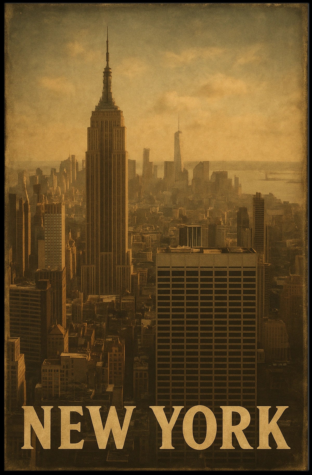 New York City Skyline Poster