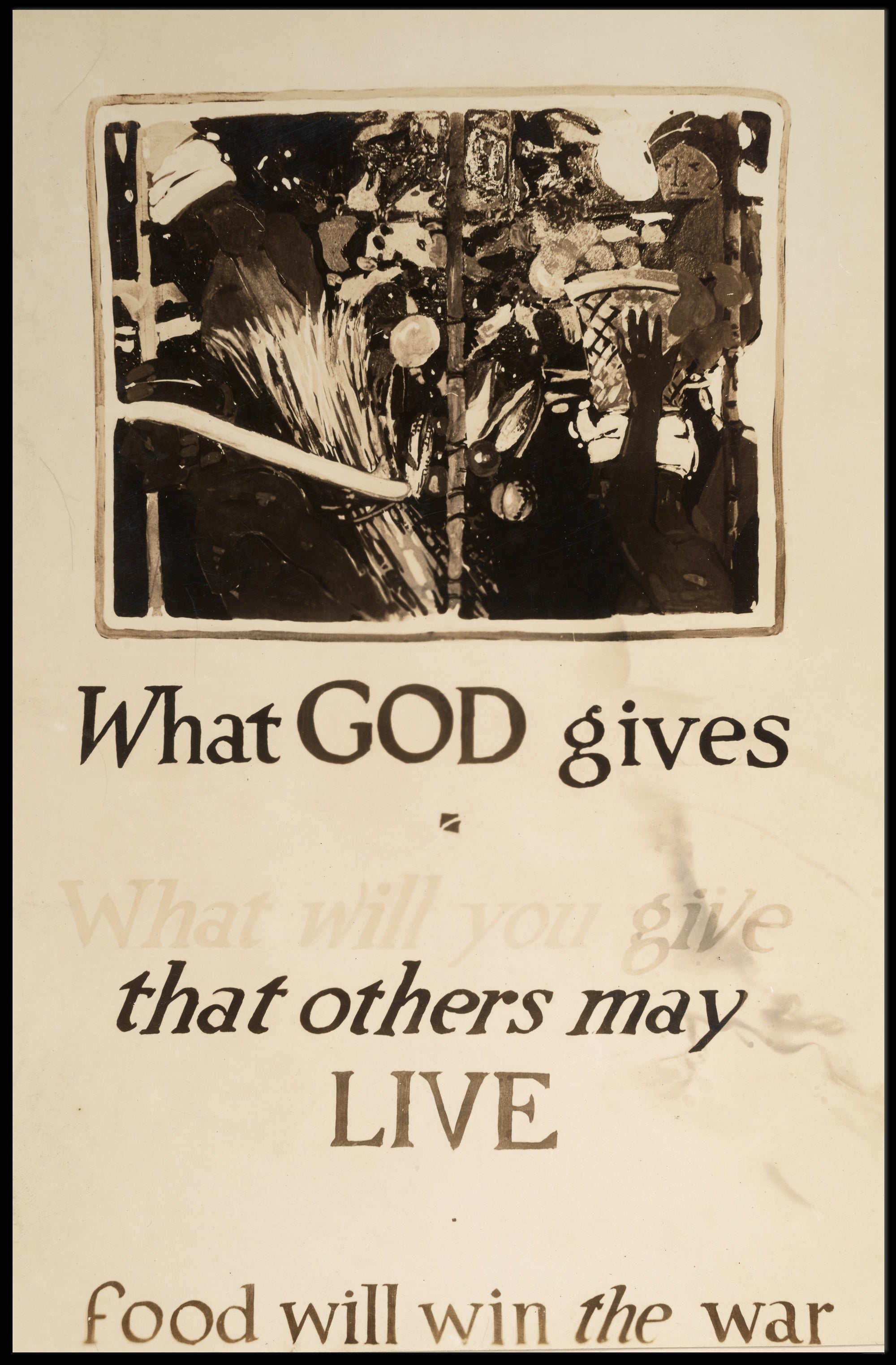 World War I Food Conservation Propaganda Poster PosterGoat
