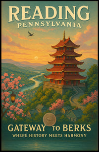 Reading, Pennsylvania Gateway to Berks Poster