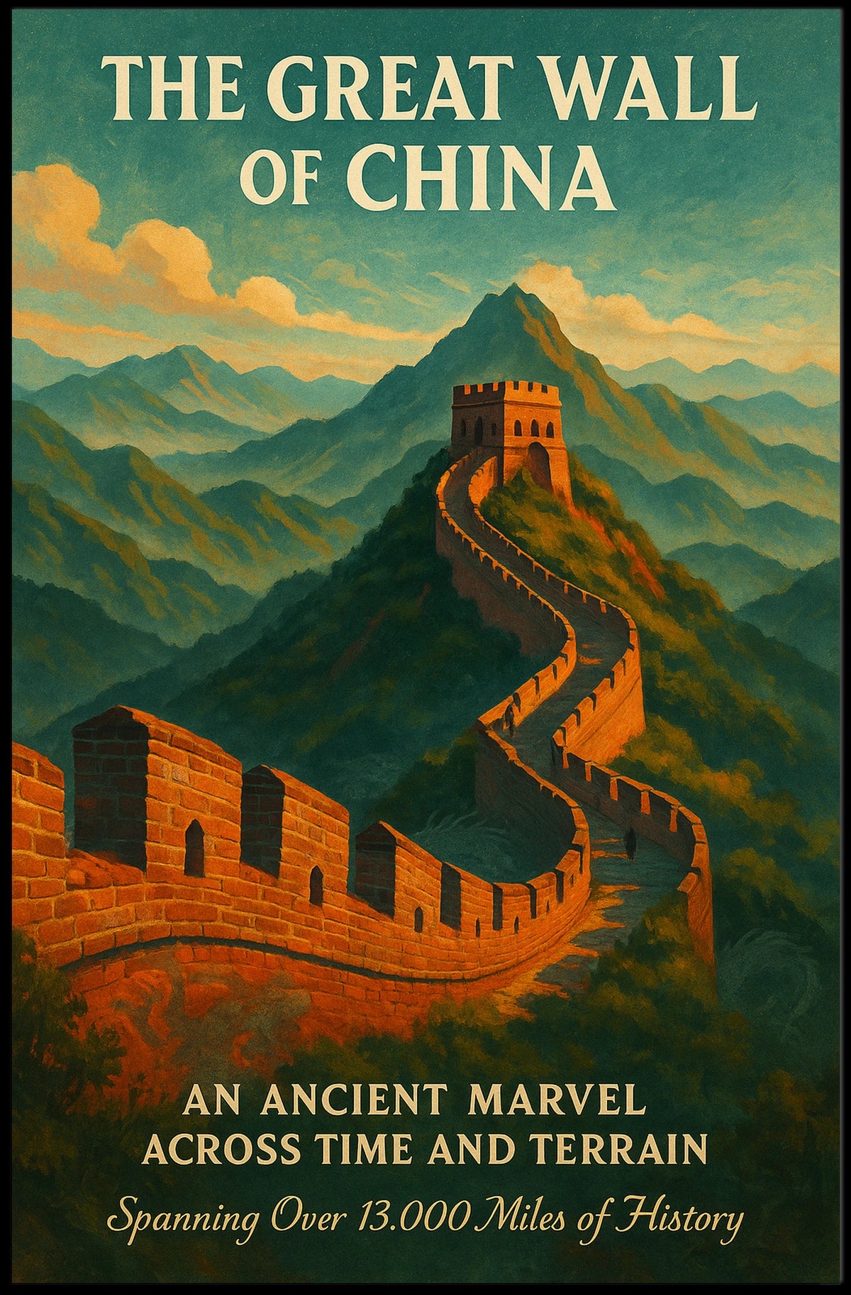 The Great Wall of China Poster