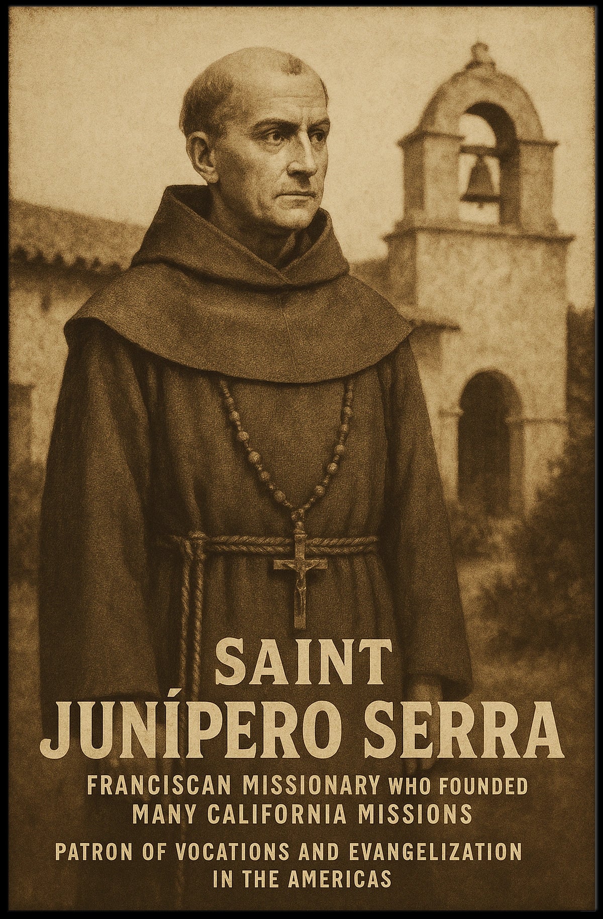Saint JunΓpero Serra Poster