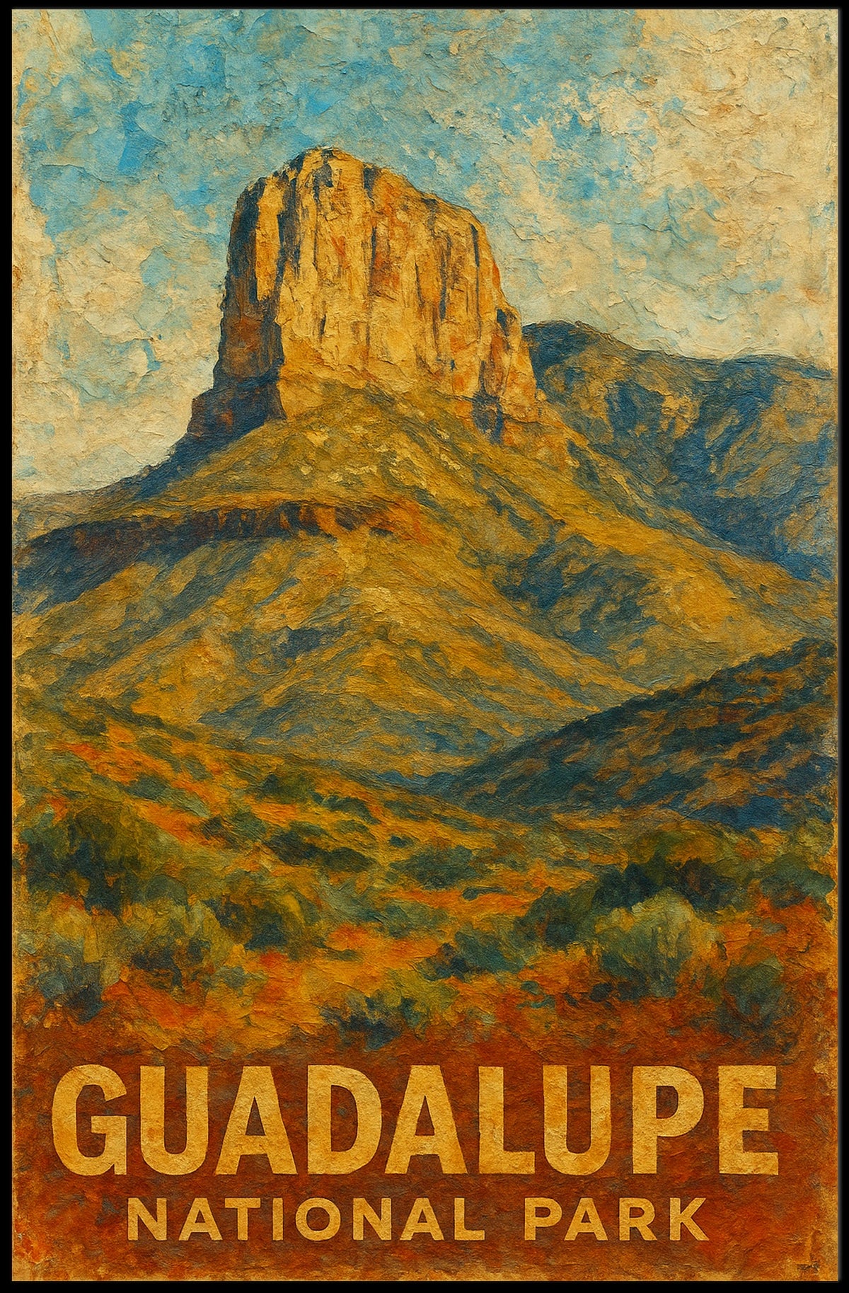 Guadalupe National Park Poster