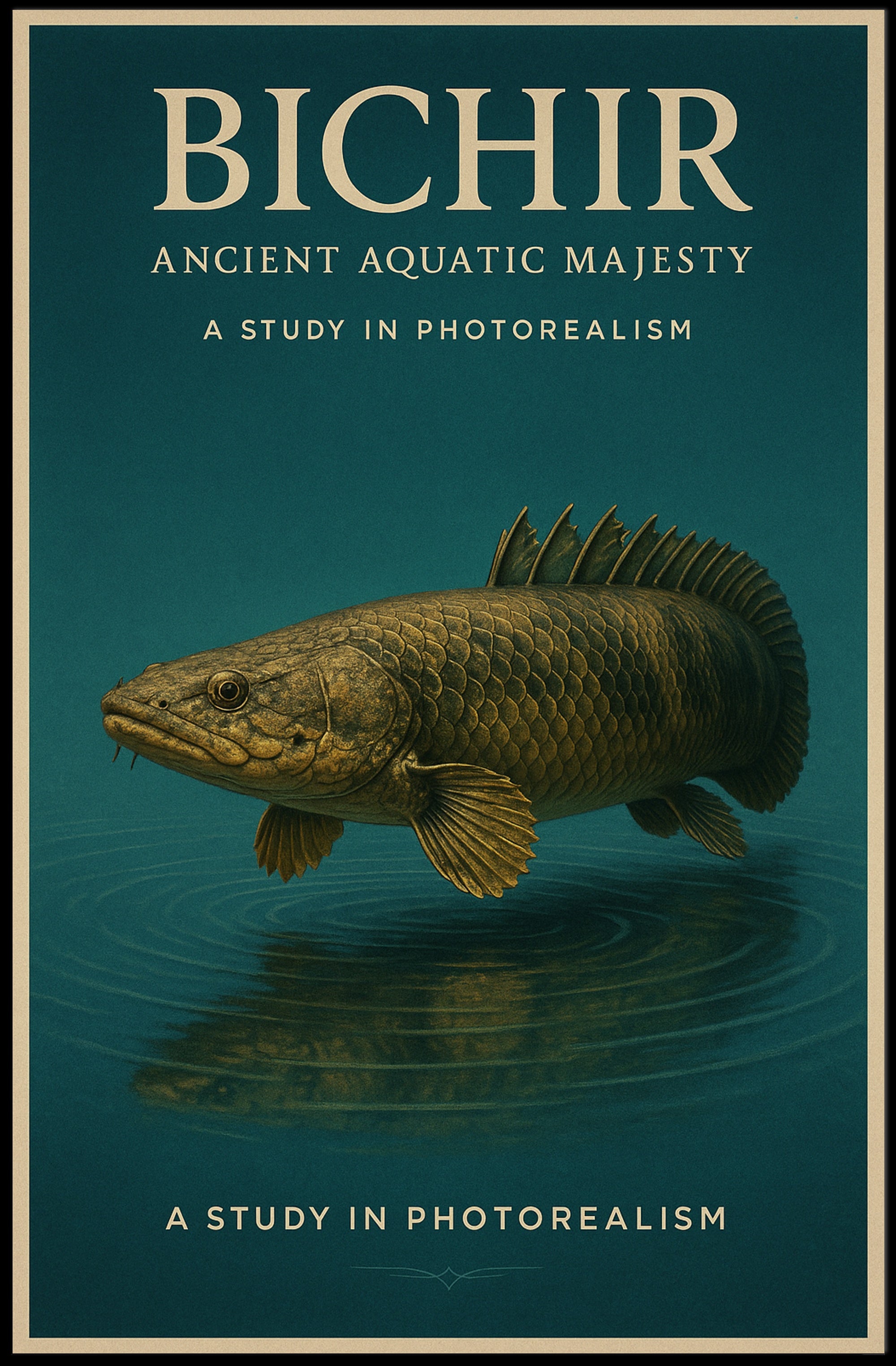 Bichir Ancient Aquatic Majesty Poster PosterGoat