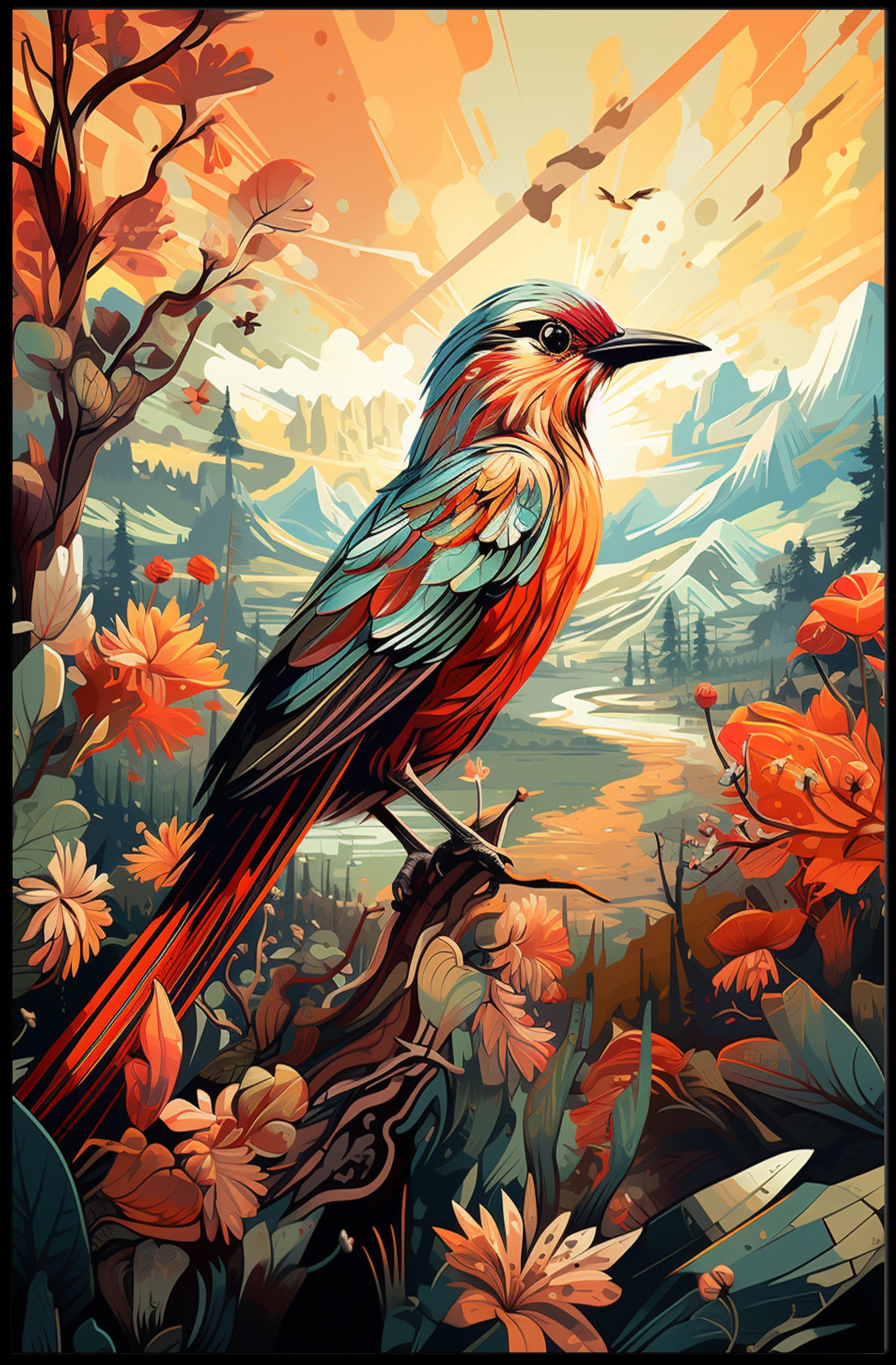 Vibrant Wilderness Poster