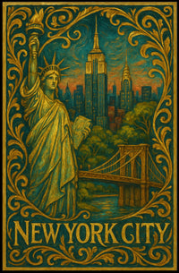 Eclectic Abstract Art Poster for Modern Spaces