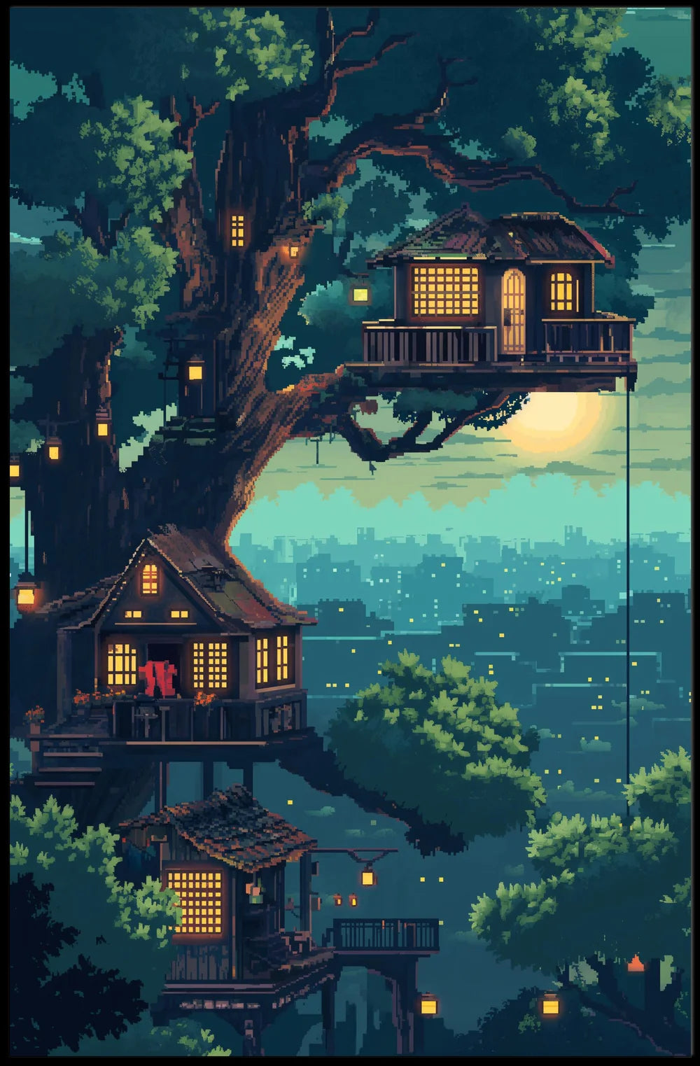 Abstract Modern Art Design Poster