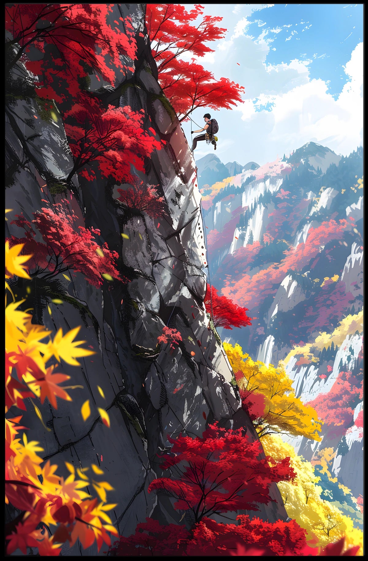 Autumn Ascent Poster