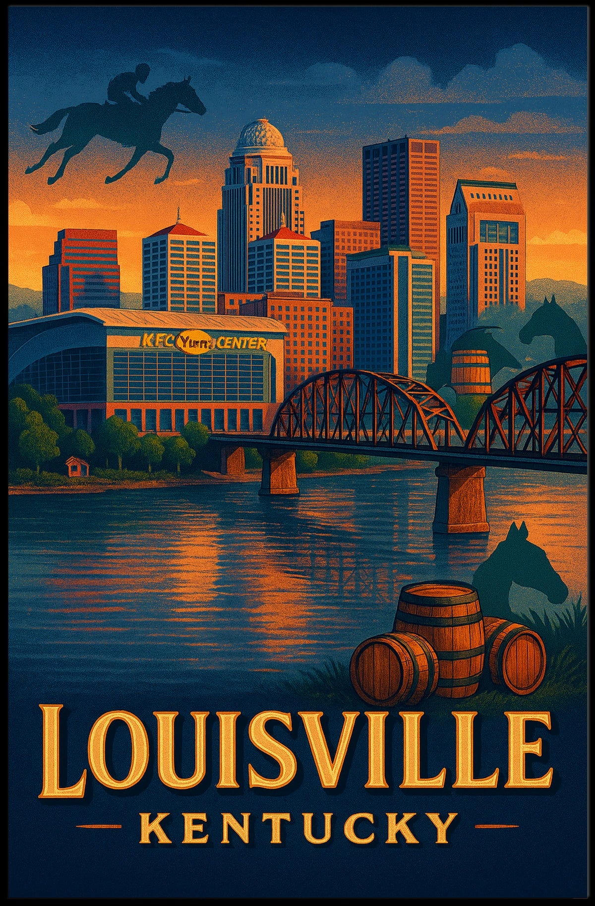Louisville, Kentucky Poster