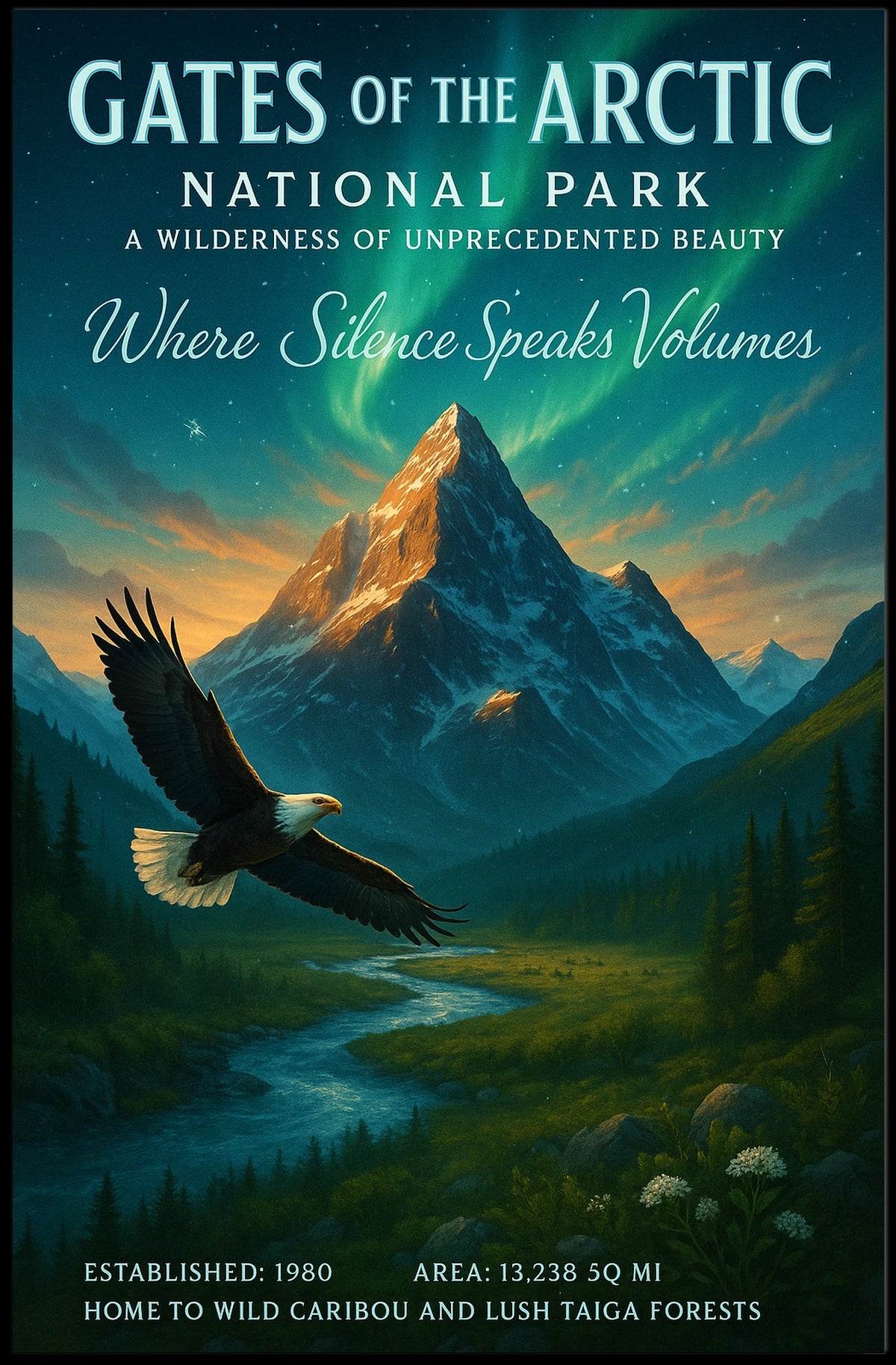 Gates of the Arctic National Park Poster