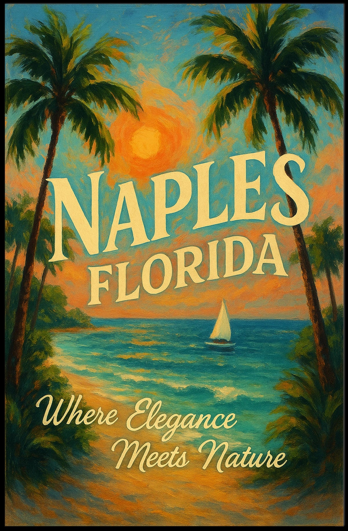 Naples, Florida Where Elegance Meets Nature Poster