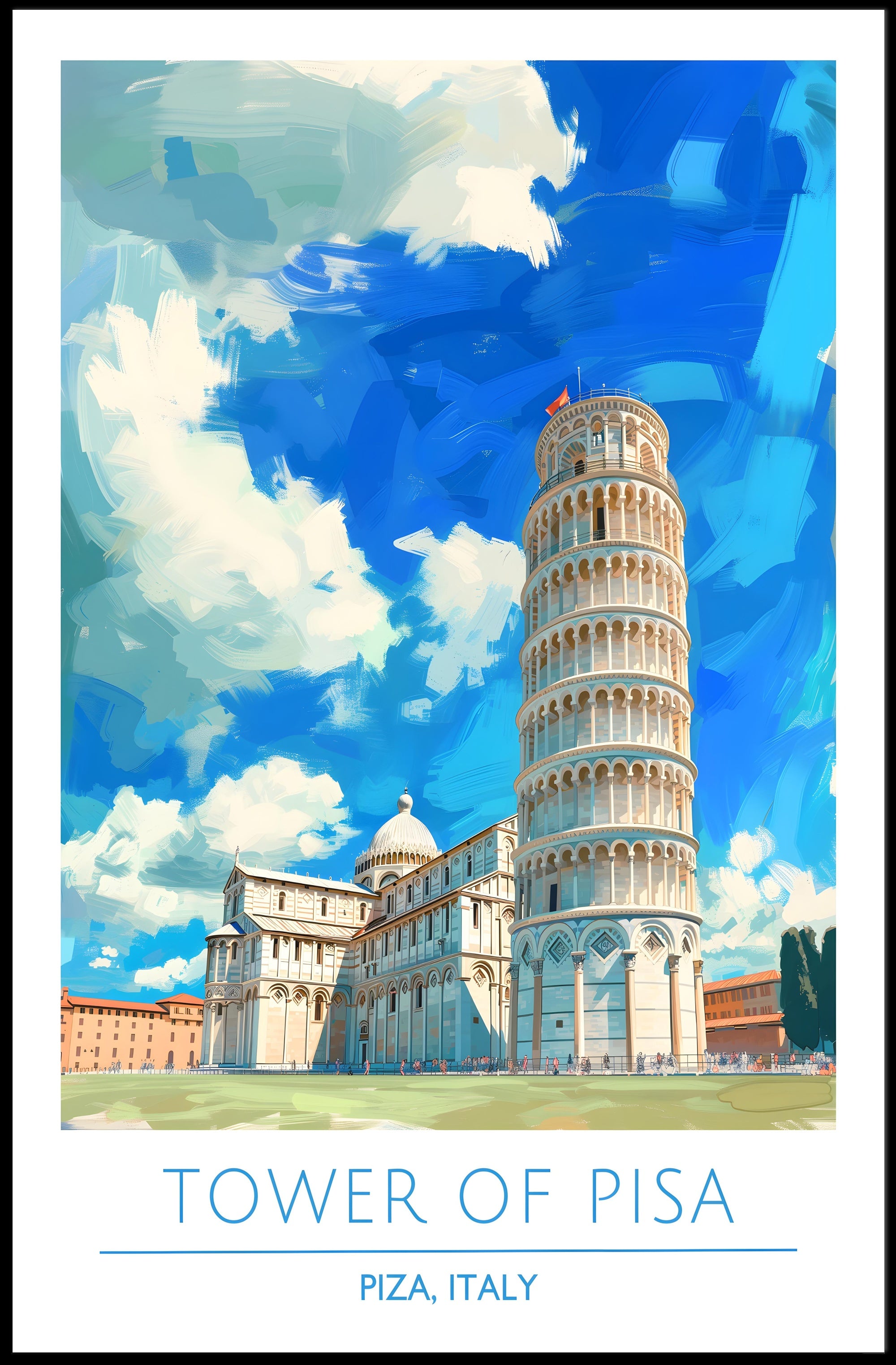 Tower of Pisa Poster