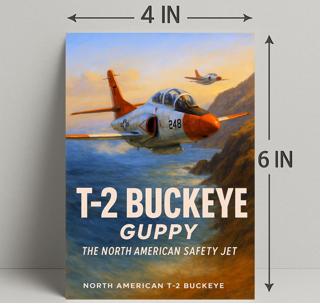 T-2 Buckeye The North American Safety Jet Poster PosterGoat
