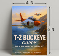 T-2 Buckeye The North American Safety Jet Poster PosterGoat