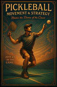 Pickleball Movement Strategy Poster
