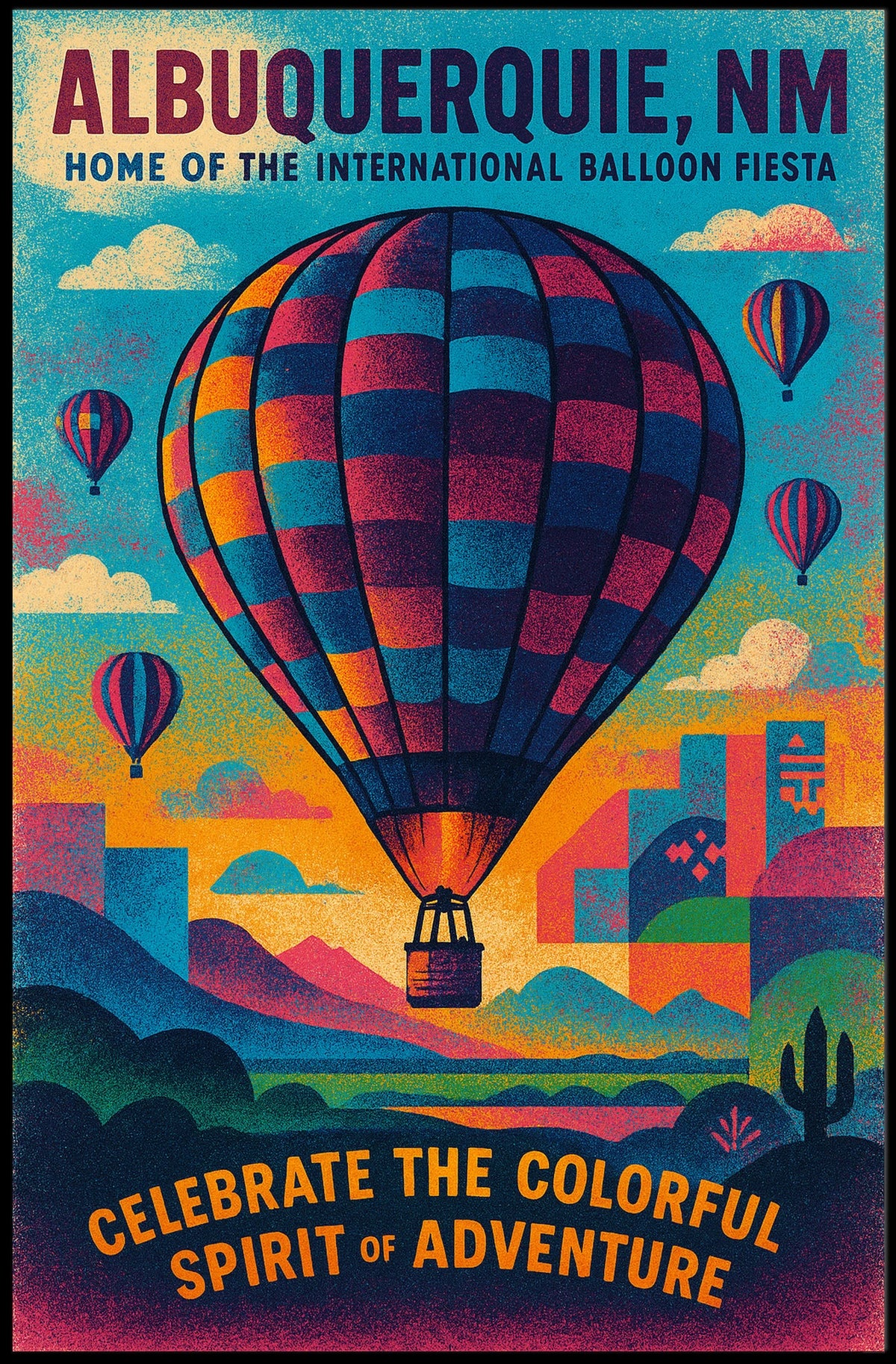 Albuquerque Balloon Fiesta Poster