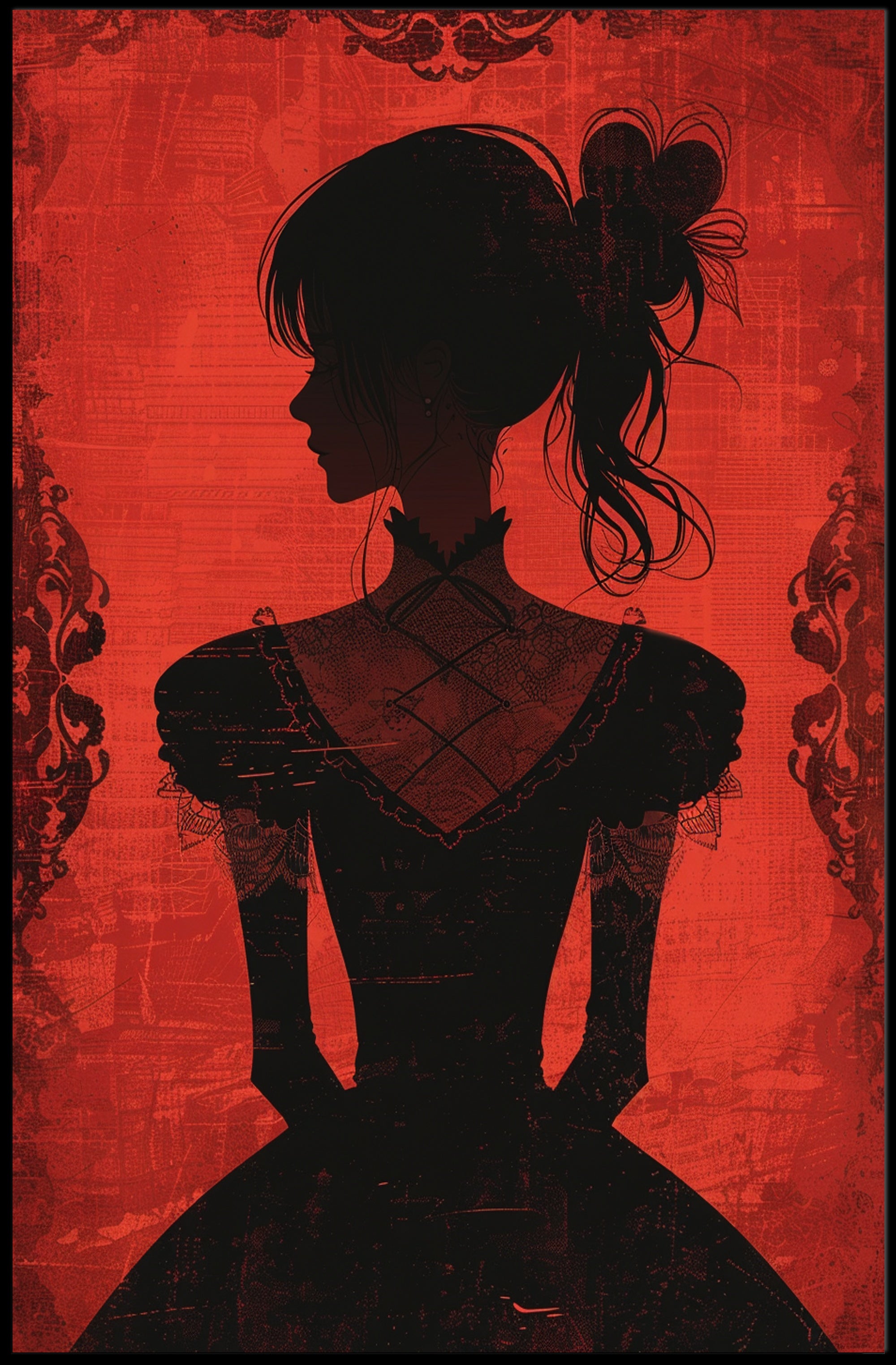 Silhouette Elegance Poster PosterGoat